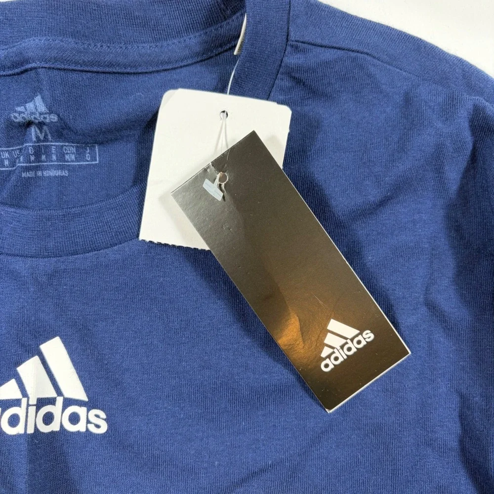 Adidas USA Armed Forces Long Sleeve Tee Mens Size Medium  Sports Navy Blue NEW